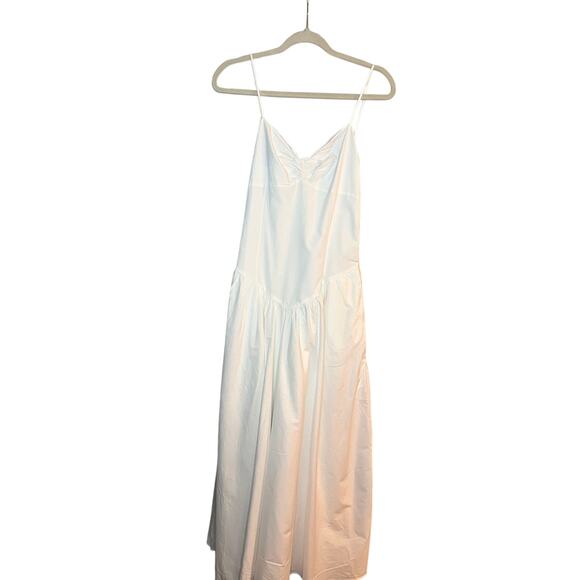 NWT- Zara STRAPPY GABARDINE DRESS-L - Picture 7 of 9